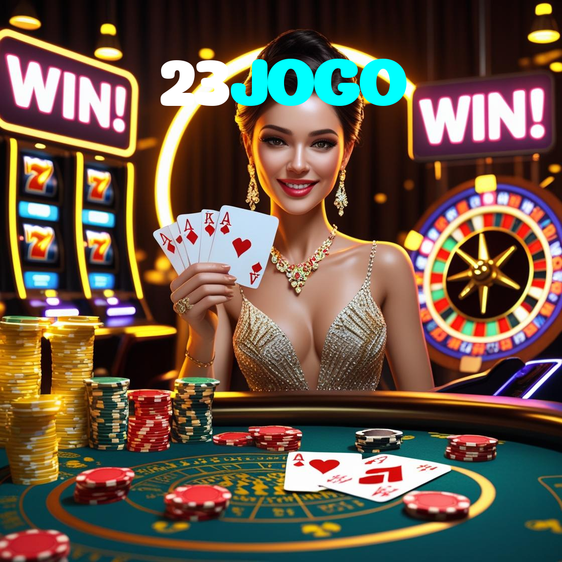 23JOGO:Vença no poker e prove que você é o mestre das cartas!
